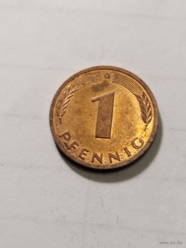 Германия 1 пфенинг 1986 G