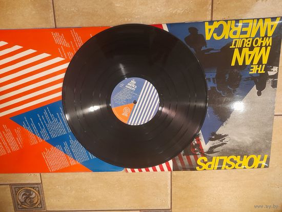 HORSLIPS  " THE MAN WHO BUILT AMERICA" 1979 LP ENGLAND DJM RECORDS DJF20546   -NM/EX
