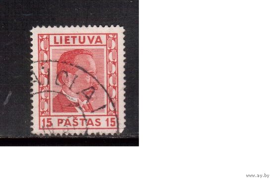 Литва-1936 (Мих.410)  гаш.   , Стандарт,  Президент,