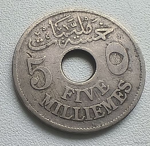 Египет 5 миллим, 1917 -H- 1-2-20
