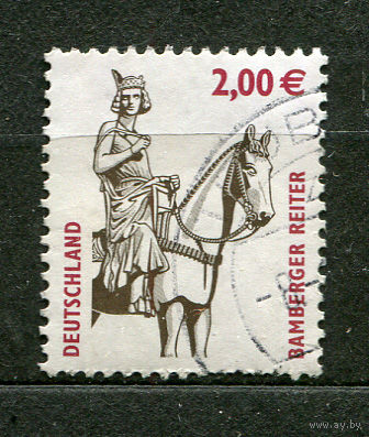 Конная статуя рыцаря. Германия. 2003. Большой номинал