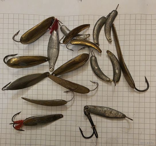 Блесны для зимней рыбалки одним лотом