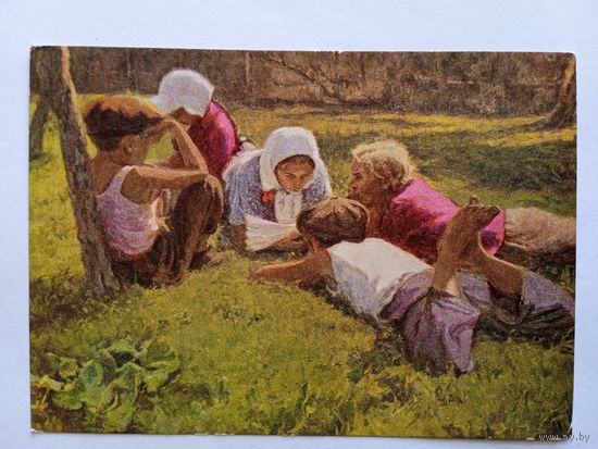 1955. дети. Ионов. На лужке