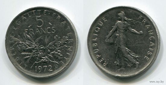 Франция. 5 франков (1972)