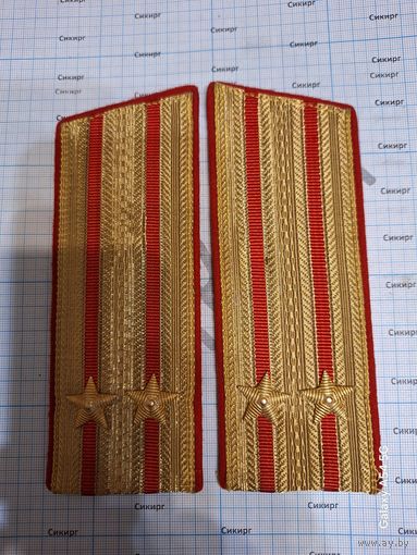 Погоны подполковника ВС СССР метализированные