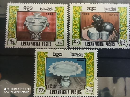 Кампучия 1986, 3 марки