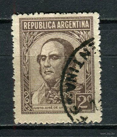 Аргентина - 1945/1947 - Генерал Хусто Хосе де Уркиса 2С - [Mi.500] - 1 марка. Гашеная.  (Лот 8FS)-T25P27