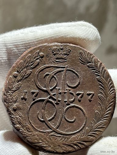 5 копеек 1777 ЕМ без МЦ.Кладовая.Легковес.Состояние!!