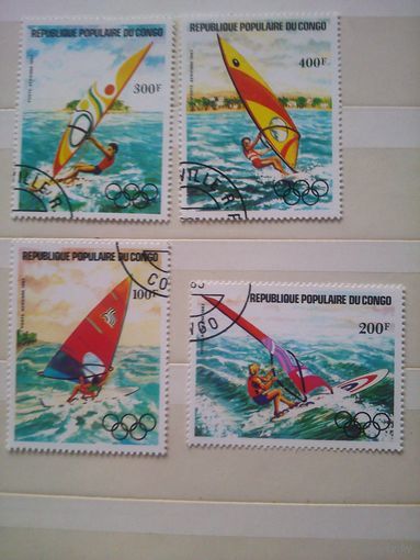 Конго 1983. Парусный спорт. Полная серия