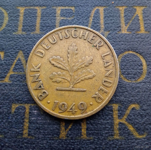 10 пфеннигов 1949 (J) Германия ФРГ #01