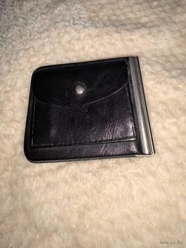 Зажим для купюр GFF с монетницей