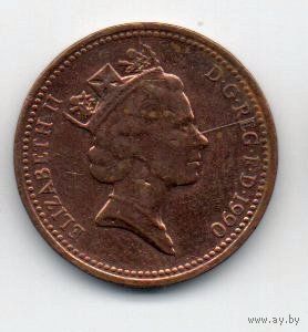 СОЕДИНЁННОЕ КОРОЛЕВСТВО ВЕЛИКОЙ БРИТАНИИ И СЕВЕРНОЙ ИРЛАНДИИ. 1 ПЕННИ 1990
