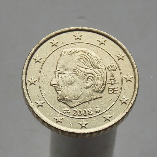 Бельгия 50 евроцентов 2008 (2-й тип)