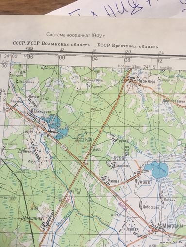 ПРИГРАНИЧНАЯ- Волынская обл. УССР и Брестская обл. БССР. цент-Камень-Каширский!