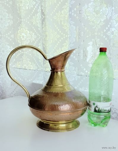 Медный кувшин на 6 литров Франция Клеймо
