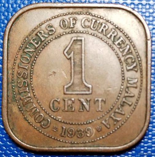Малая 1 цент 1939 г.