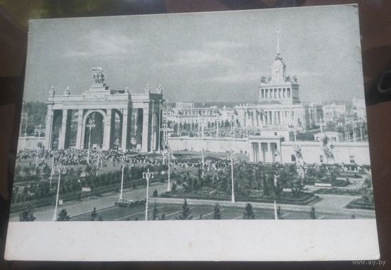 1955 год Москва ВСХВ Главный вход