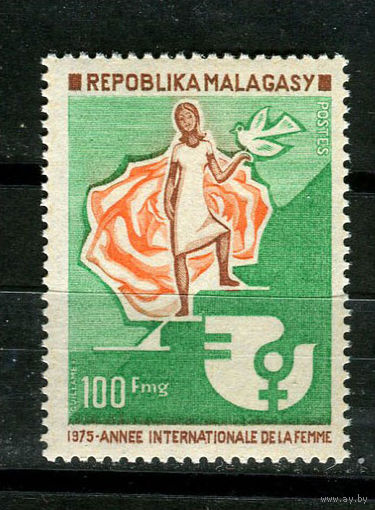 Малагасийская республика - 1975 - Международный год женщин - [Mi. 736] - полная серия - 1 марка. MNH.  (Лот 35JJ)-TG2P37
