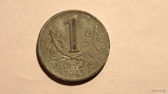 Богемия и Моравия 1 крона 1943 год