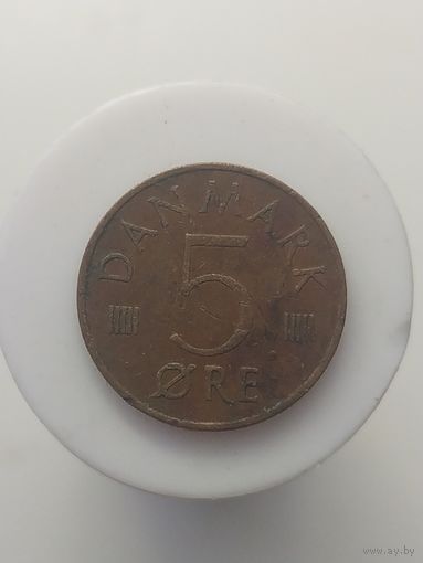 5 эре Дания 1973 год лот 43