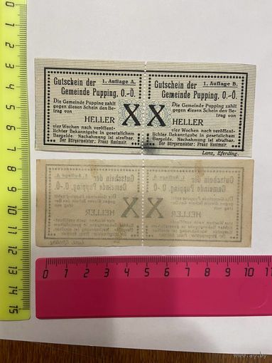 Австрия нотгельд 20 Пуппинг - 2301 (3)