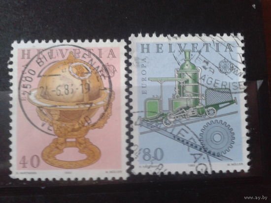 Швейцария 1983 Европа, техника Полная серия