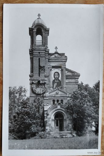 Фото часовни-усыпальницы Святополк-Мирских. гп.Мир. 10х15 см.
