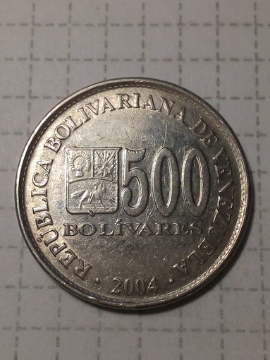 500 боливар Венесуэла 2004 год