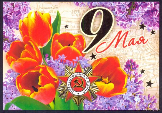 Беларусь 2016 9 мая !  Орден цветы