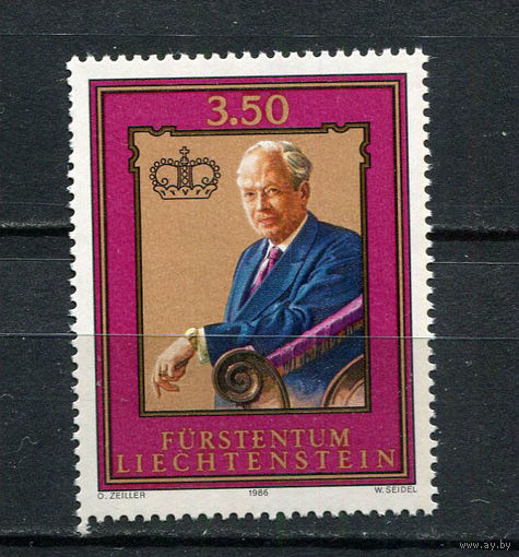 Лихтенштейн - 1986 - 80 летие Франца Иосифа II - [Mi. 903] - полная серия - 1 марка. MNH.  (Лот 147BS)