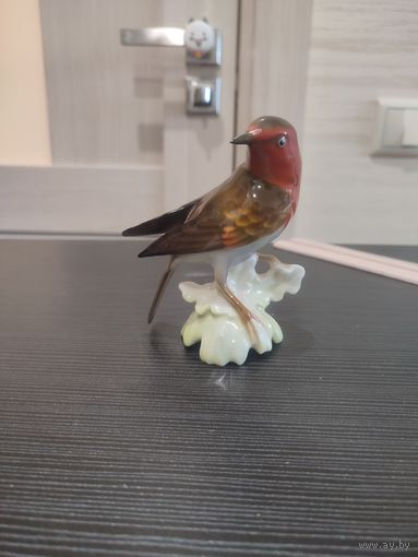 Статуэтка птица малиновка hutschenreuther германия