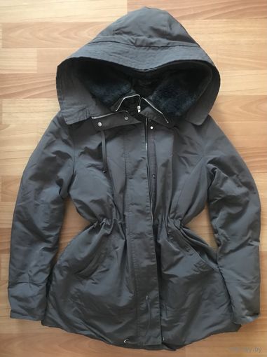 Куртка женская зимняя коричневая Massimo Dutti