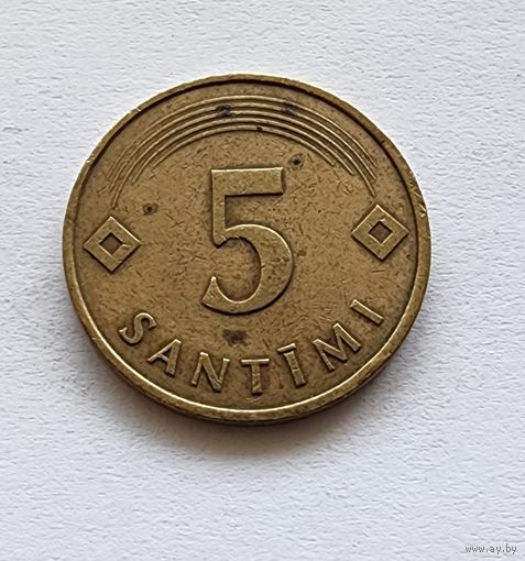 Латвия 5 сантимов, 1992