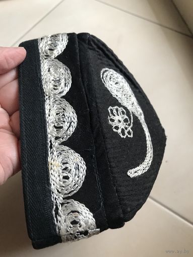 Тюбетейка узбекская Чуст СССР винтаж ручная вышивка дуппи этнография 60-70-е