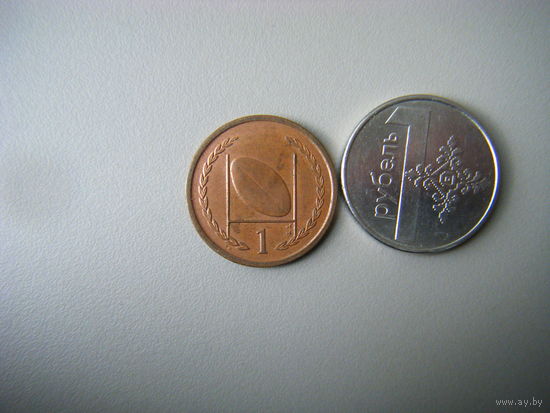 Остров Мэн 1 пенни 1998г.