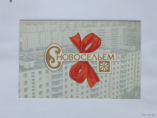 Молоков с новосельем 1980   9х14 см