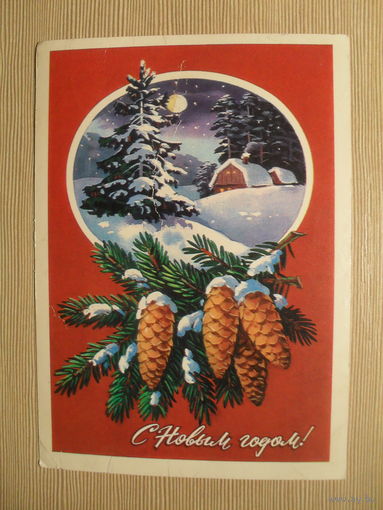 ПОДПИСАННАЯ ОТКРЫТКА. СССР.С НОВЫМ ГОДОМ! худ. Г. КУРТЕНКО. 1978 г.