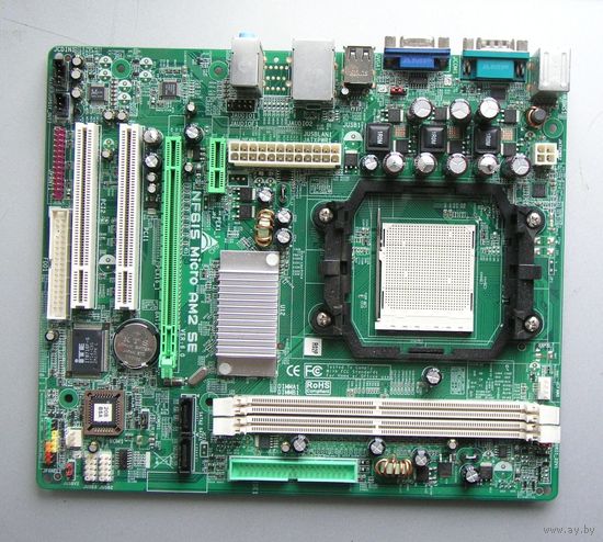 Плата материнская NF61S Micro AM2 SE  нерабочая на запчасти