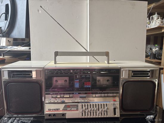 Редкий кассетный магнитофон SHARP GF-800 made in JAPAN состояние!!