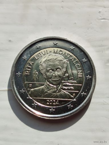 2 евро Италия. Рита Леви-Монтальчини