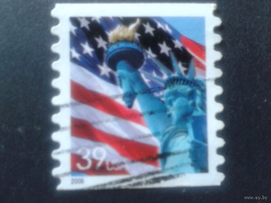 США 2006 стандарт, флаг, статуя Свободы