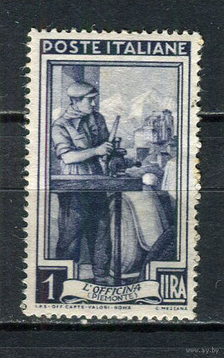 Италия - 1950 - Механик 1L - [Mi.808] - 1 марка. MNH, MLH.  (Лот 47Gg)-T2P27