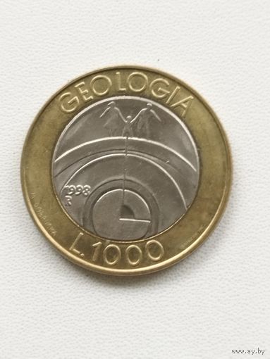 Сан Марино 1000 лир 1998 год