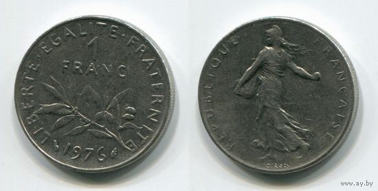 Франция. 1 франк (1976)