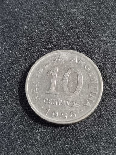 Аргентина 10 сентаво 1956