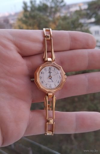 Часы Луч. Au. 17 камней. На ходу. СССР.