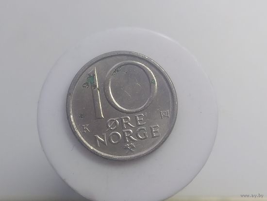 10 эре Норвегия 1990 год  лот 42