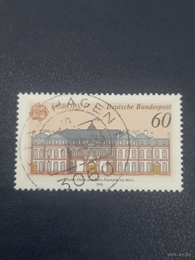 ФРГ 1990г. Европа, почтамты.