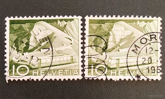 Марки Швейцария 1949 год