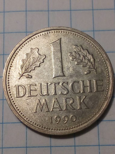 1 марка ФРГ 1990 А год